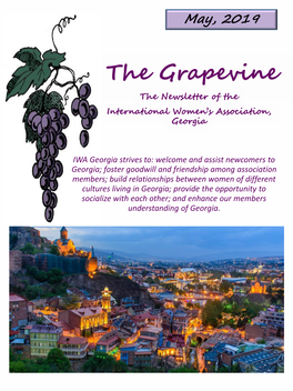 The Grapevine the Newsletter of the International Women’S Association, Georgia