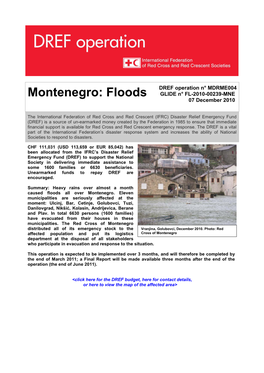 Montenegro: Floods GLIDE N° FL-2010-00239-MNE 07 December 2010