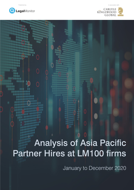 Analysis of Asia Pacific Partner Hires at LM100 Firms