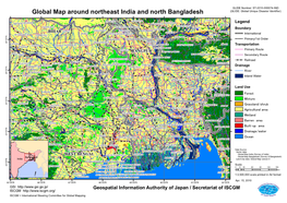 Global Map Around Northeast India and North Bangladesh (GLIDE: Global Unique Disaster Identifier)
