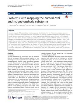 View Served (See the Review of Paschmann Et Al