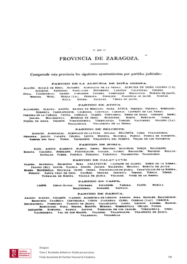 Provincia De Zaragoza
