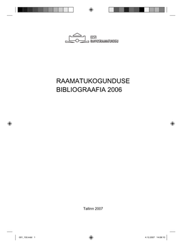 Raamatukogunduse Bibliograafia 2006