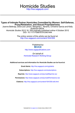 Homicide Studies-2012