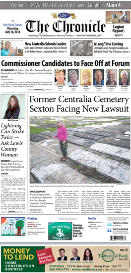 Former Centralia Cemetery Sexton Facing New Lawsuit