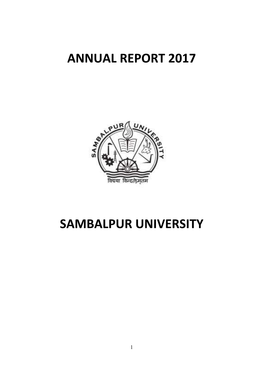 Annual Report 2017 Sambalpur University