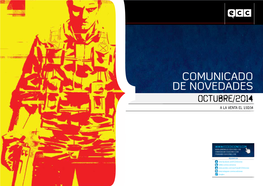 Comunicado De Novedades Octubre/2014 a La Venta El 1/10/14