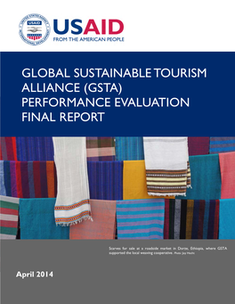Global Sustainable Tourism Alliance (Gsta) Performance Evaluation Final Report