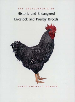 Encyclopedia of Historic and Endangered Livestock and Poultry