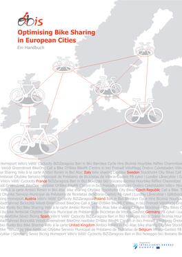 Optimising Bike Sharing in European Cities Ein Handbuch