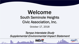 SSHCA FDOT Presentation 10.17.18