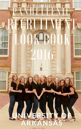 Recruitment Look Book 2016