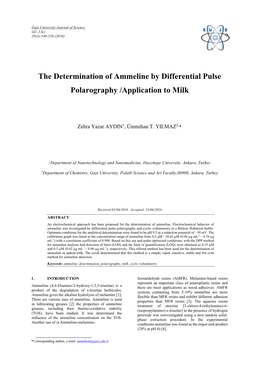 Trace Element Determination of Wine Using