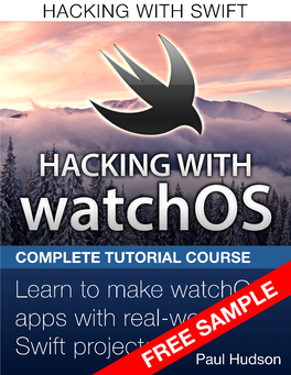 Learn to Make Watchos Apps with Real-World Swift Projects