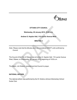 City Council Minutes