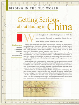 Getting Serious About Birding in China