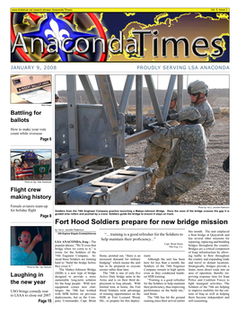 Fort Hood Soldiers Prepare for New Bridge Mission