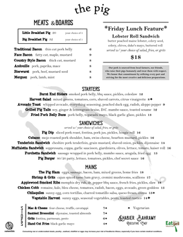 Shabier Bahramy Meats &Boards *Friday Lunch Feature*