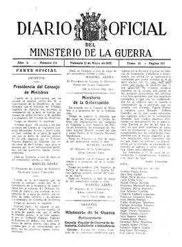 Ministerio De La Guerra