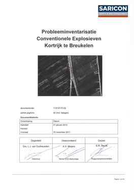 Bijlage 12 Probleeminventarisatie Explosieven