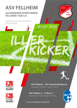 ASV Fellheim – TSV Lautrach/Illerbeuren