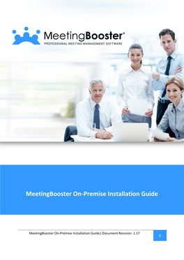 Meetingbooster On-Premise Installation Guide