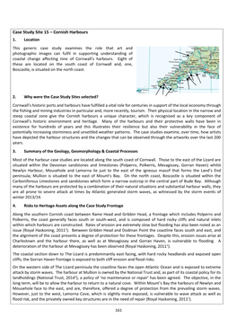 Case Study Site 15 – Cornish Harbours 1