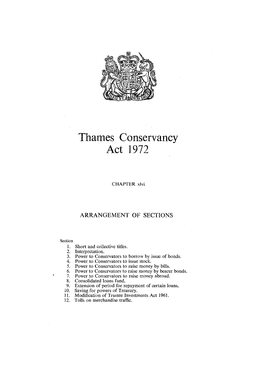 Thames Conservancy Act 1972