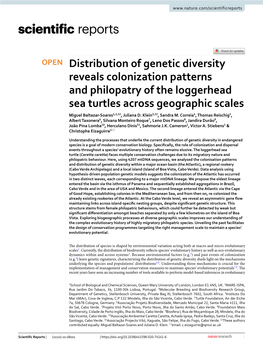 Distribution of Genetic Diversity Reveals Colonization Patterns And