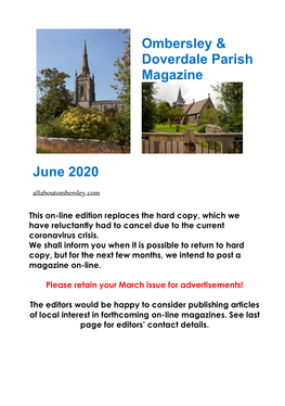 Ombersley & Doverdale Parish Magazine June 2020