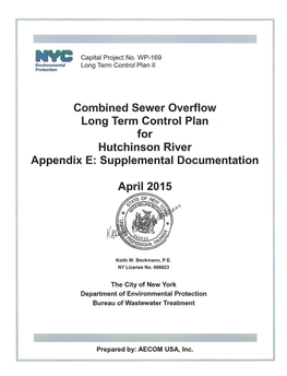 CSO LTCP Hutchinson River Final Supplemental Documentation