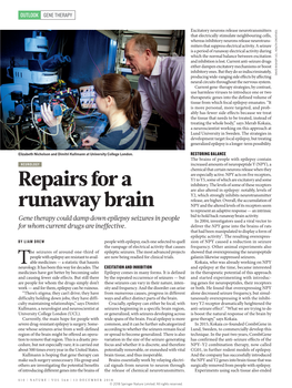 Repairs for a Runaway Brain