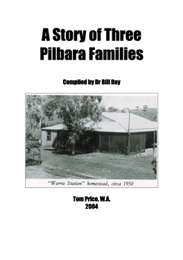 A Story of Three Pilbara Families