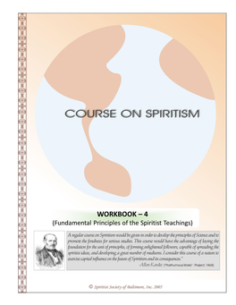 WORKBOOK – 4 (Fundamental Principles of the Spiritist Teachings)