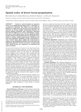 Spatial Scales of Desert Locust Gregarization