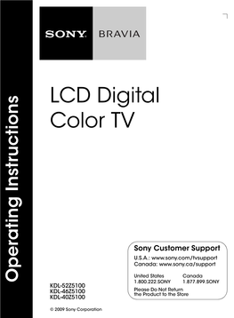 LCD Digital Color TV