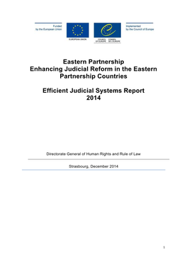 Eastern Partnership Enhancing Judicial Reform in the Eastern Partnership Countries