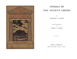 Stories of the Ancient Greeks