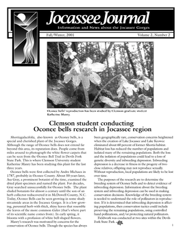 Jocassee Journal Information and News About the Jocassee Gorges