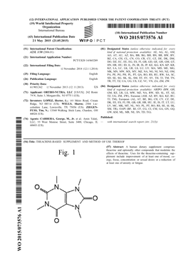 Fig. 1 Effects of Theacrine