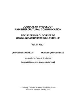 Journal of Philology and Intercultural Communication