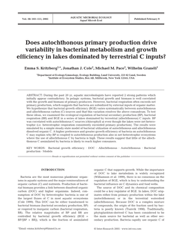 Aquatic Microbial Ecology 38:103