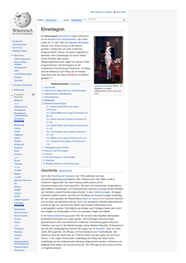 Ehrenlegion – Wikipedia