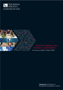 Trustees' Report and Financial Statements 2007-08