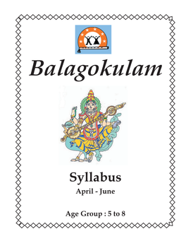 Syllabus April - June