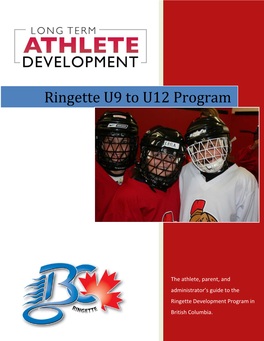 BC Ringette Association U7 to U12 Program
