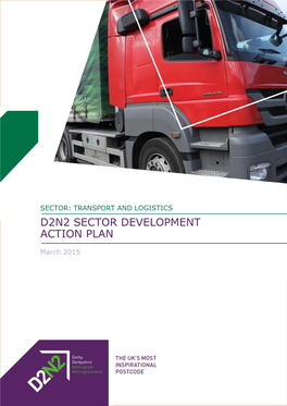 Transport and Logistics D2n2 Sector Development Action Plan