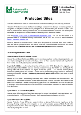 Protected Sites