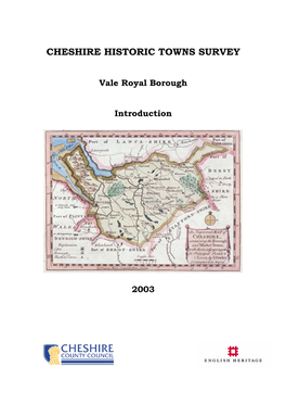 Vale Royal Introduction