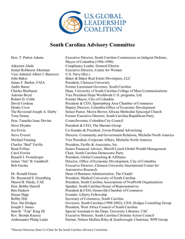 South Carolina Advisory Committee